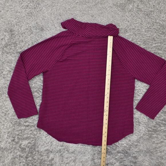 Chico's Women's Size 2 Pullover Sweater Turtle Neck Multicolor Long Sleeve Polye - Picture 2 of 8